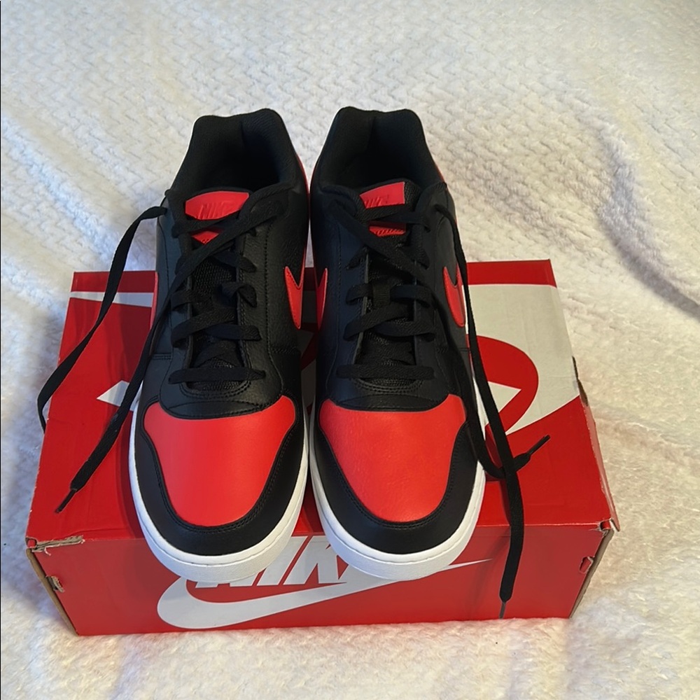 Nike Black and Red Sneakers Iconic Design